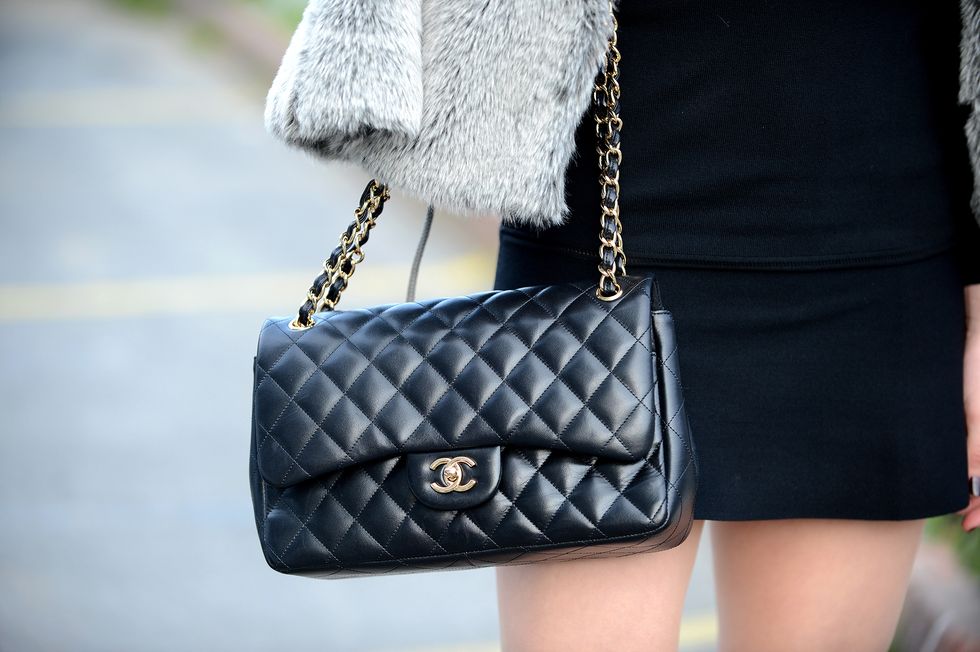 faux leather chanel bags