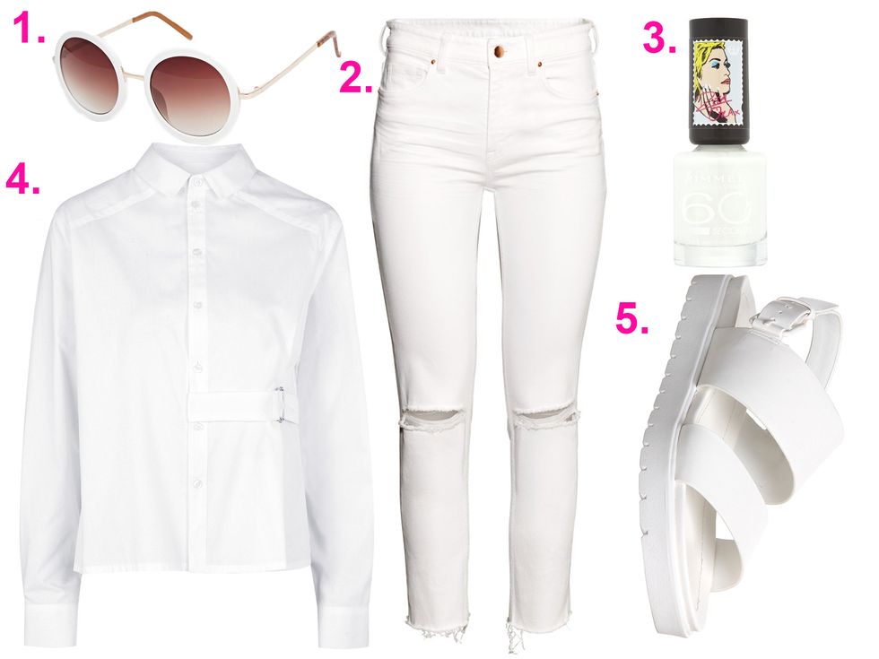 How to wear head-to-toe white in spring
