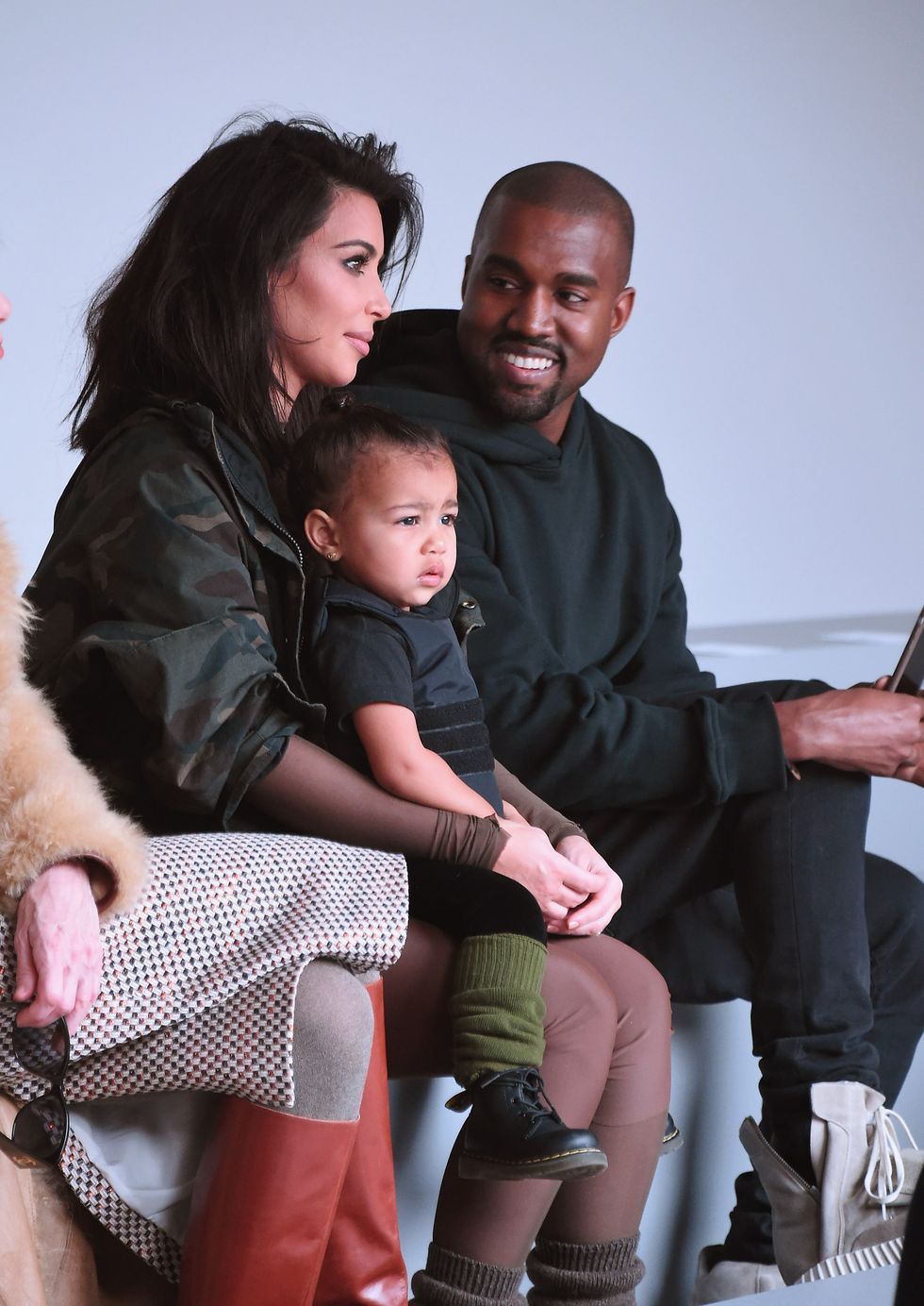 Kim Kardashian, Kanye West and North West
