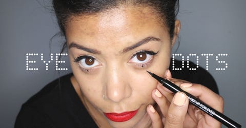 Makeup Trend How To Do Eye Dots