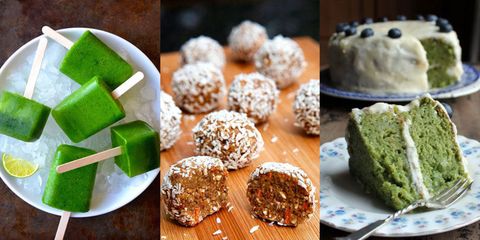 Recipes for healthy desserts made with vegetables