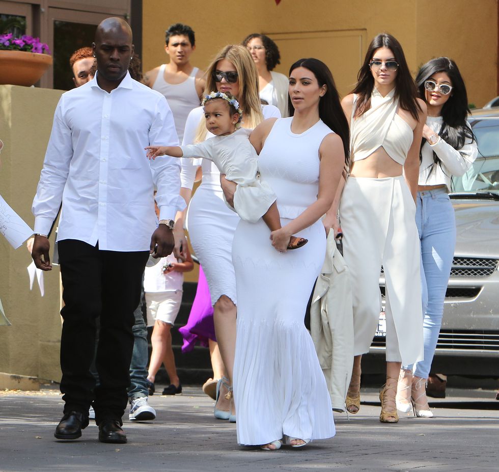 The Kardashians go to church on Easter Sunday 2015