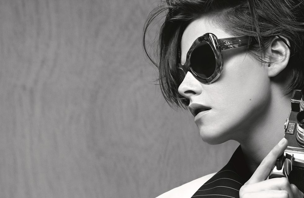 Kristen Stewart modelling Chanel sunglasses SS15