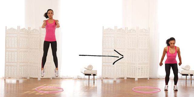 How to work your legs with a hula hoop