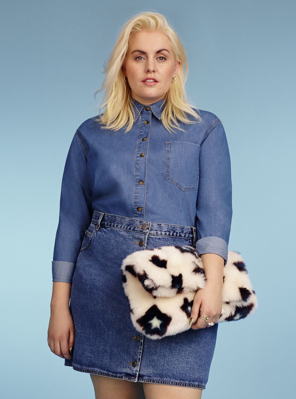 Felicity Hayward modelling the SS15 ASOS Curve Collection