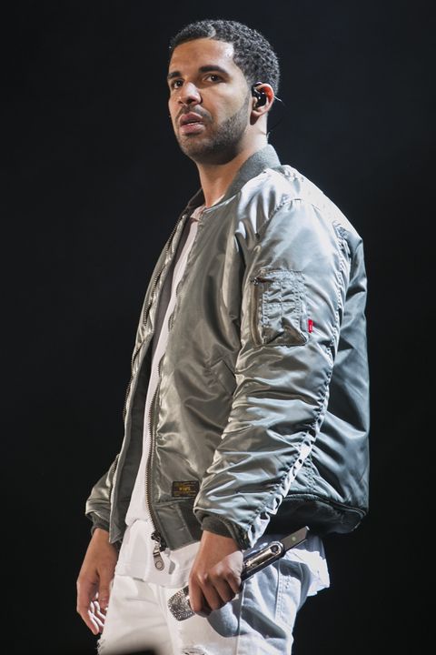 Drake performing onstage in Dubai