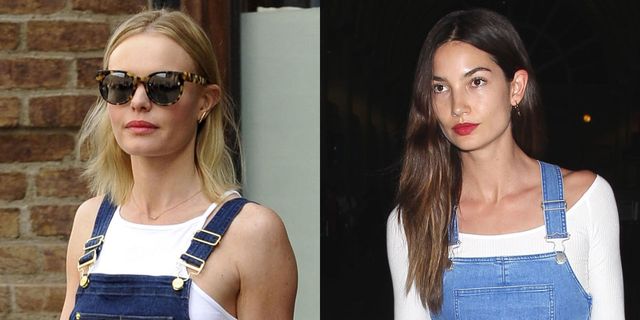 Kate Bosworth and Lily Aldridge make a case for denim dungarees