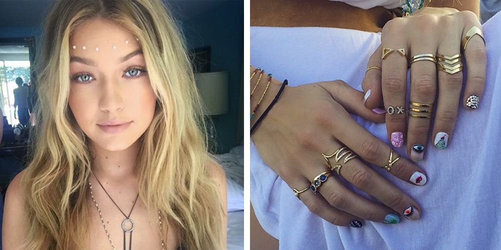 evil eye ring gigi hadid