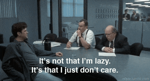 office space lazy gif