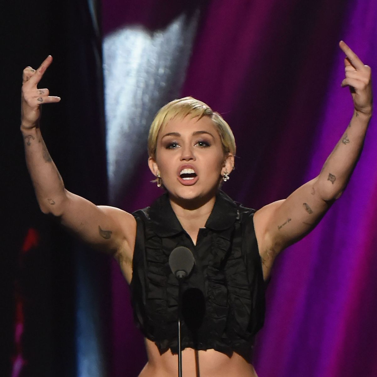 Miley Cyrus has armpit hair. So what?