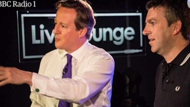 David Cameron gets in massive flap and fails to answer living wage questions during Radio 1 interview
