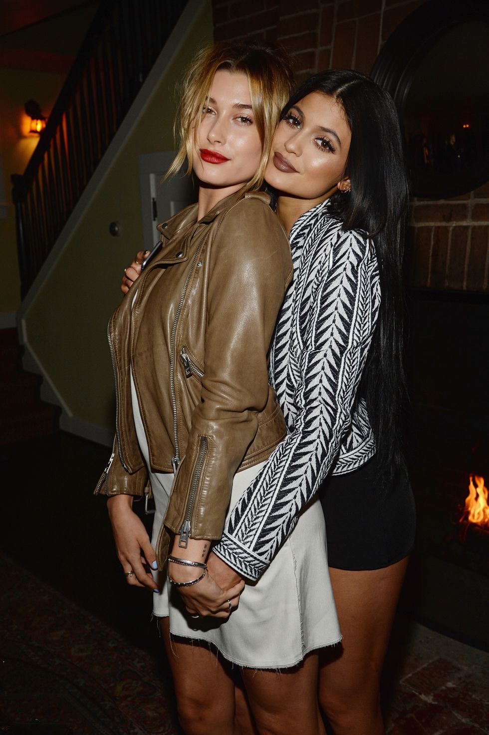 Gigi Hadid and Kylie Jenner at Kendall Jenner's #mycalvins launch party