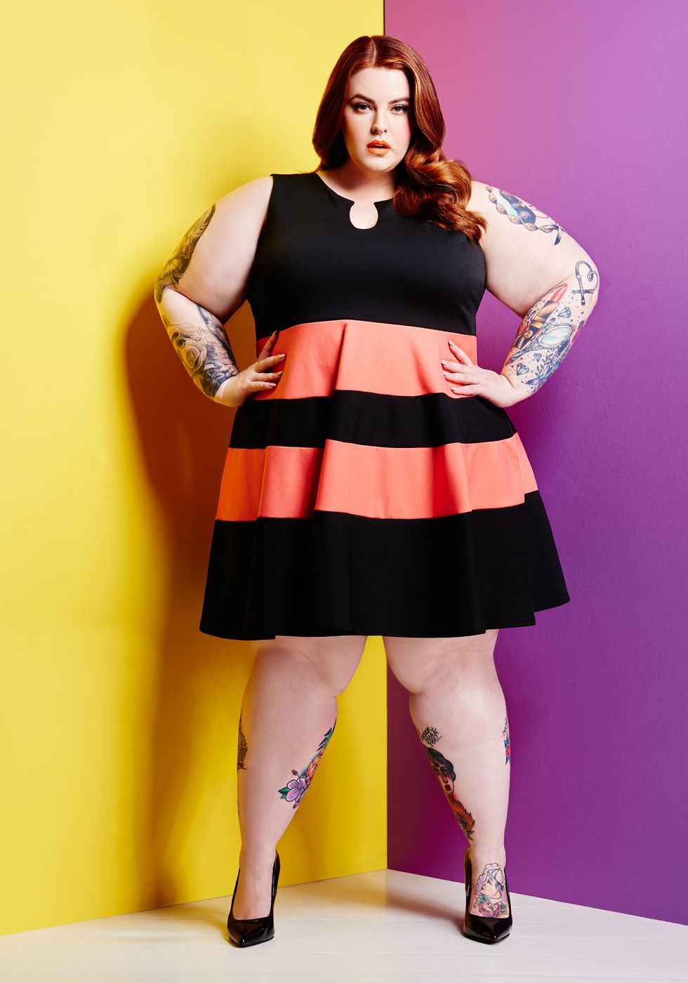 Tess Holliday modelling the new Yours Clothing range