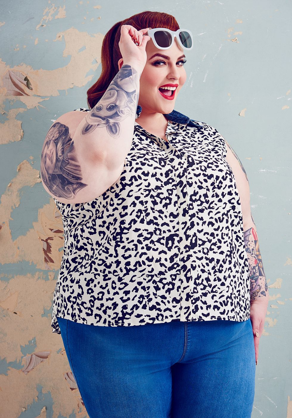Tess Holliday modelling the Yours Clothing SS15 range