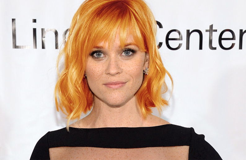 Reese Witherspoon as a redhead