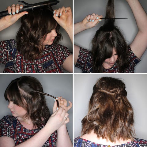4 Up Do Ideas For Short Hair Short Hair Up Do Ideas