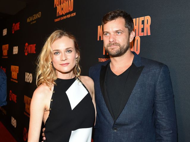 Diane Kruger and Joshua Jackson at the Floyd Mayweather and Manny Pacquiao fight
