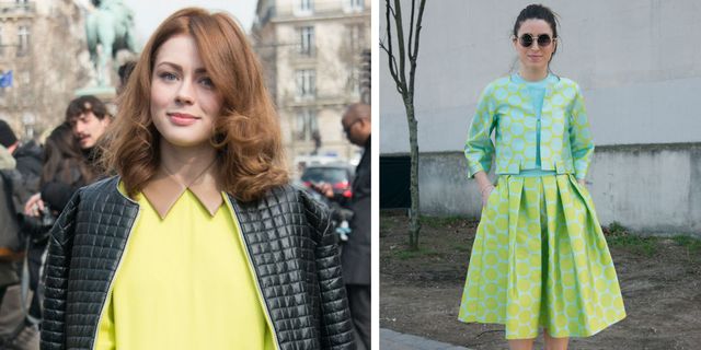 How to wear lime green without looking like a lime
