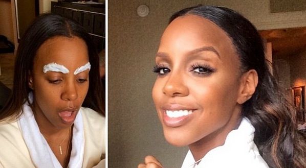 Kelly Rowland reveals she bleaches her brows