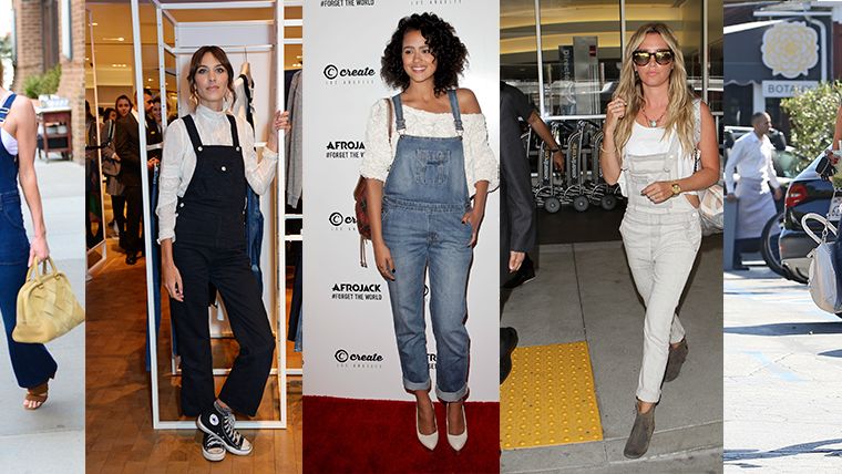 How to wear dungarees - celebrity dungaree style inspiration