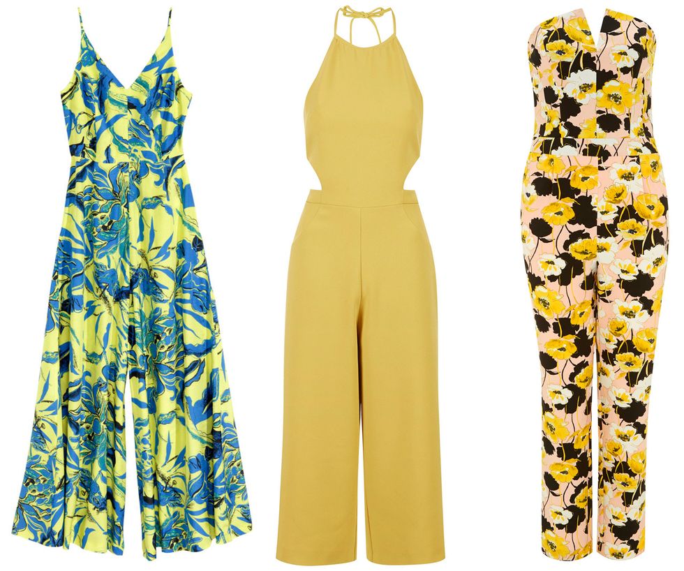 How to wear yellow jumpsuits