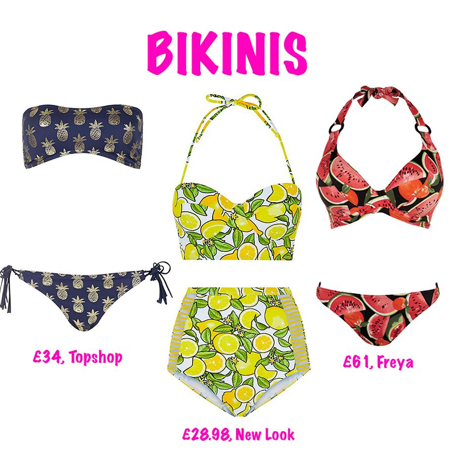 The best fruity bikinis