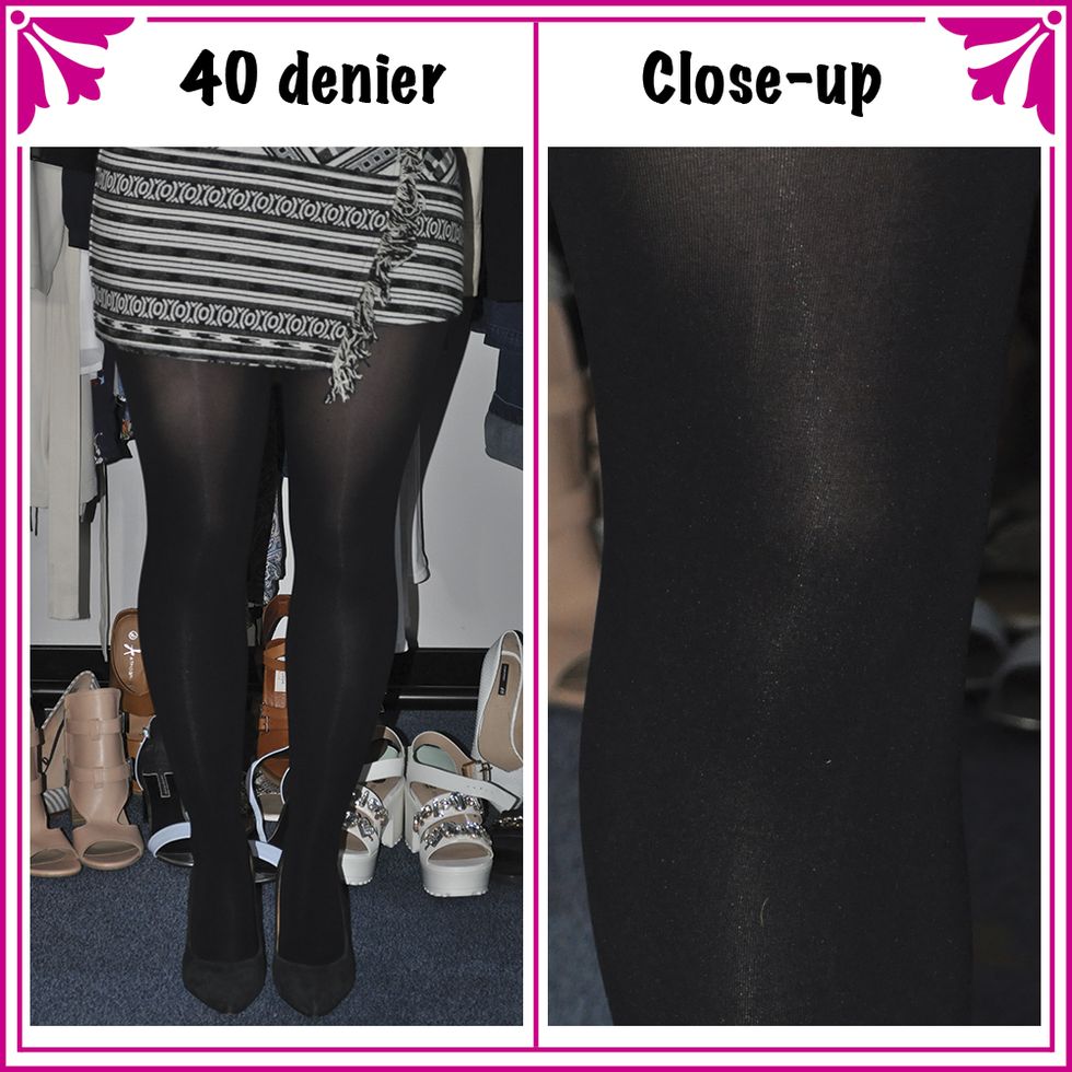 What 40 denier tights look like
