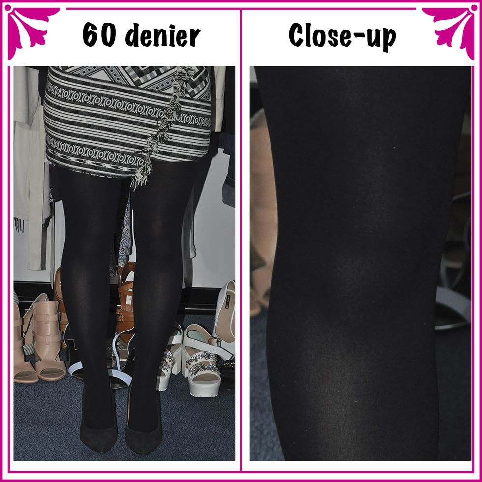 What 60 denier tights look like