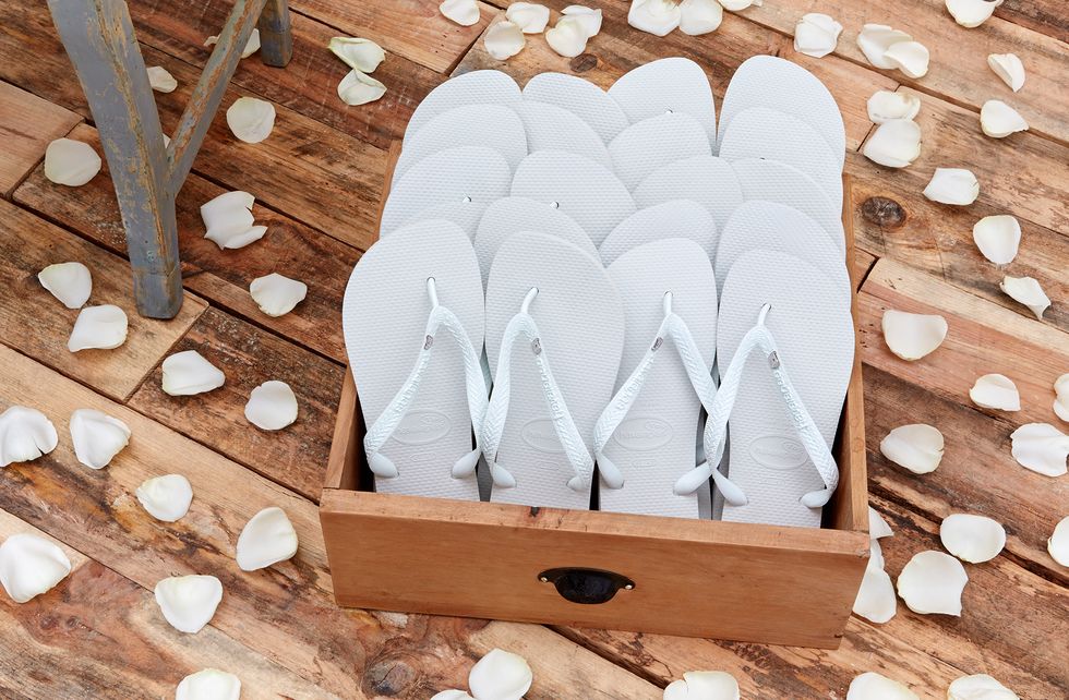Havaianas flip flops for wedding guests