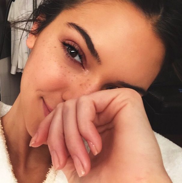 Kendall Jenner makeup-free