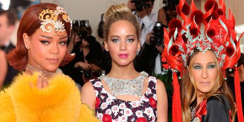 Met Gala 2015: Rihanna, Jennifer Lawrence and Sarah Jessica Parker