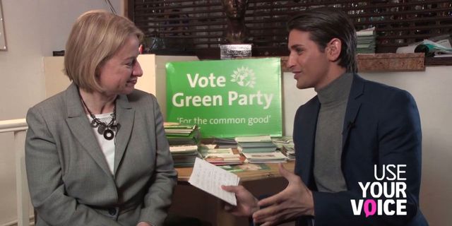 What happened when Ollie Locke met The Green Party's Natalie Bennett?
