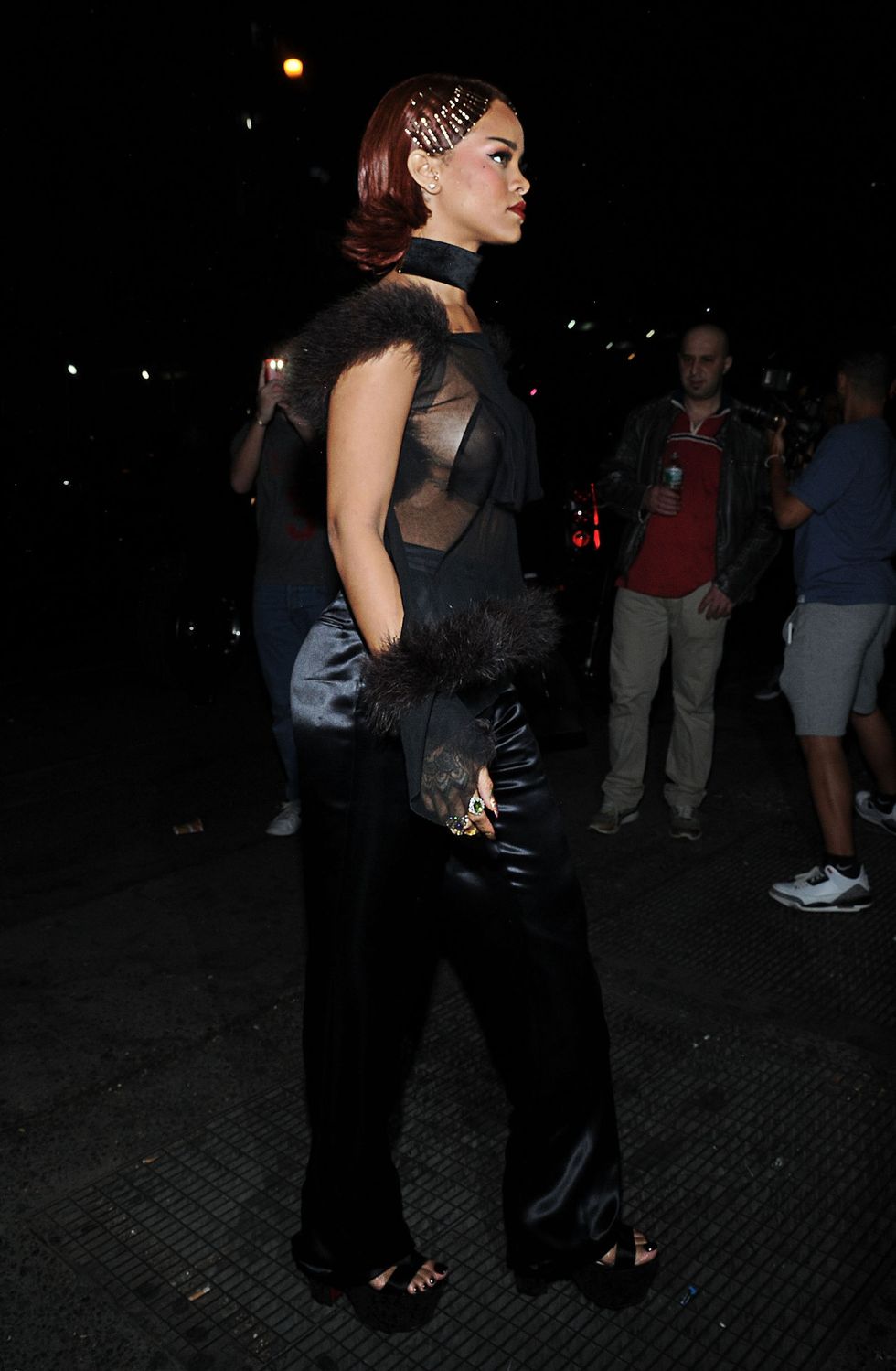 Celeb fashion at the Met Gala after party  Rihanna