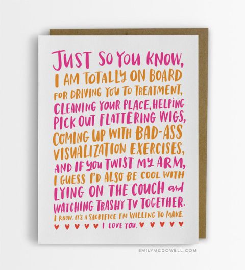 Cancer survivor designs brilliant range of empathy cards