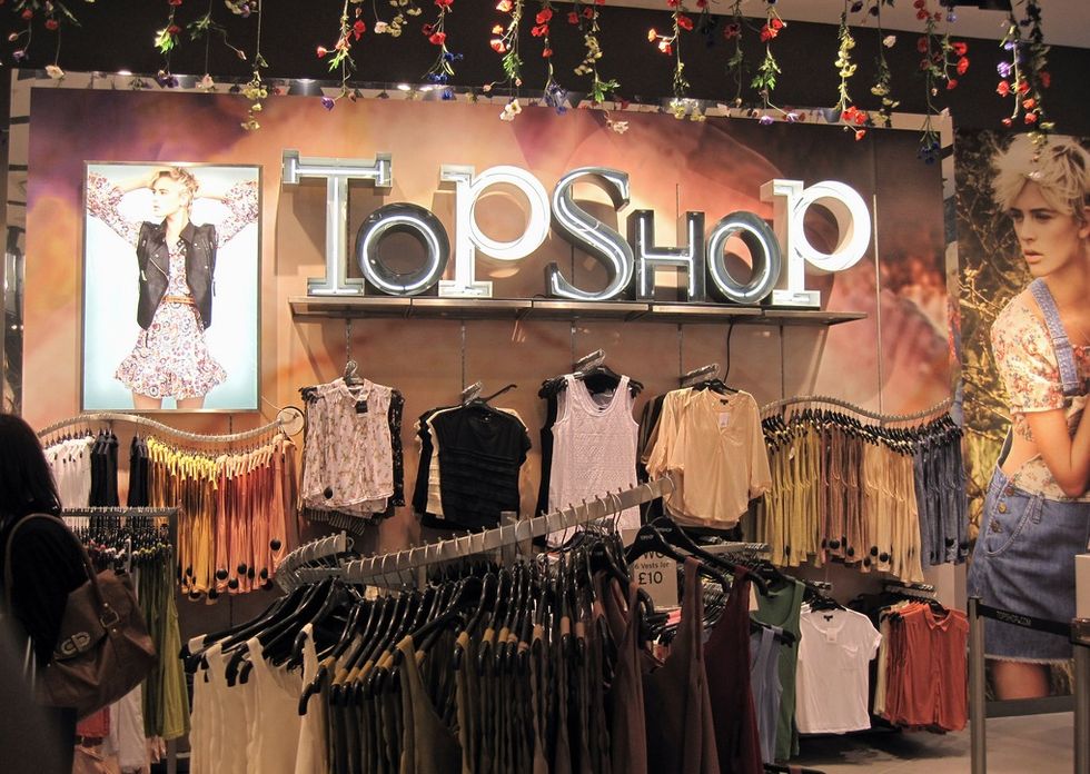 topshop store interior