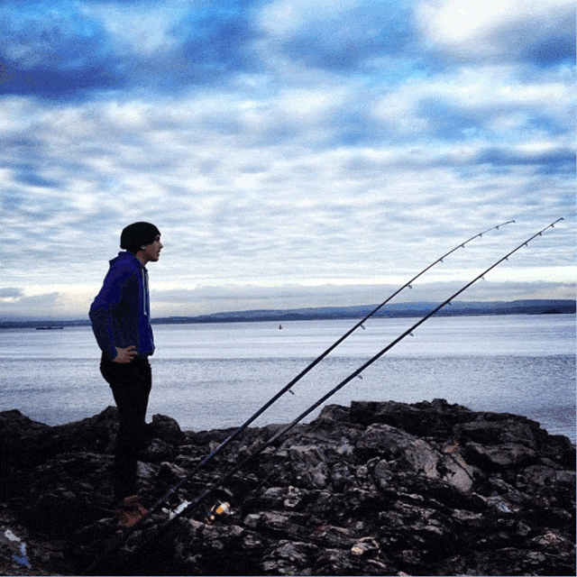 Michael Bindon fishing