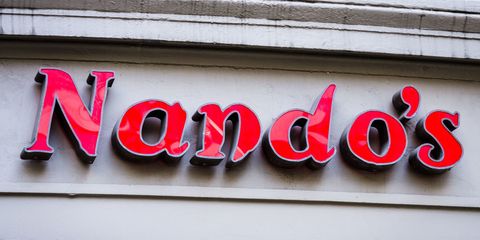 Nando's restaurant sign