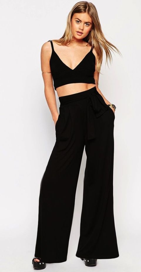 wide leg trousers for short ladies