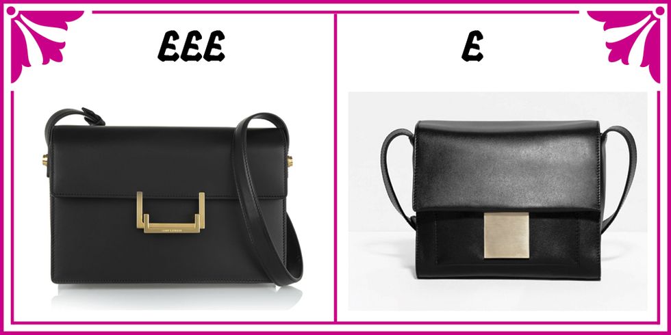 Designer cross body bags and high street lookalikes for spring