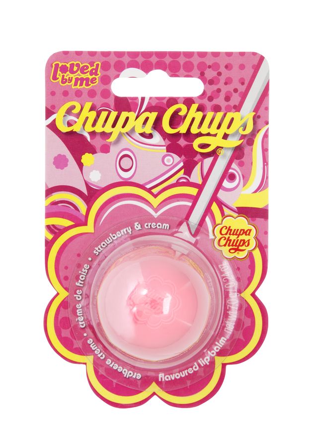 Chupa Chups Strawberry and Cream Ball Lip Balm