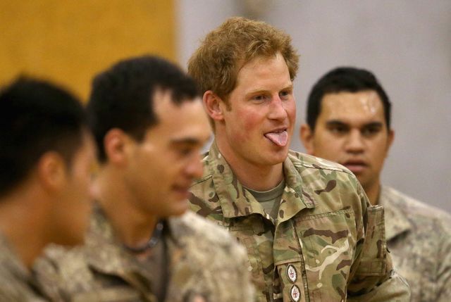 Please enjoy these pictures of Prince Harry doing the haka