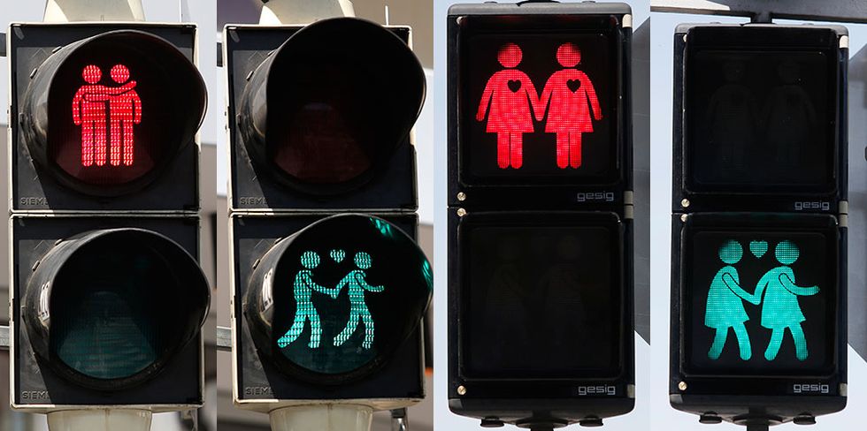 Vienna's traffic lights have had a brilliant LGBT makeover