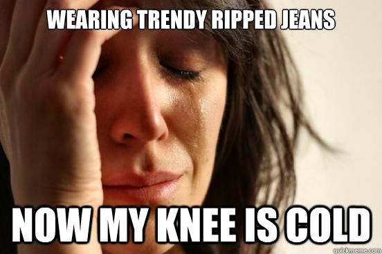 Ripped jeans meme