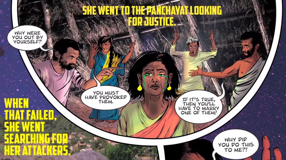 Porn That King Rape - This comic book about a rape survivor is raising sexual violence awareness  in India