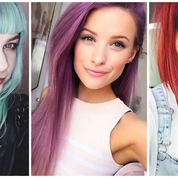 Blogger's coloured hair
