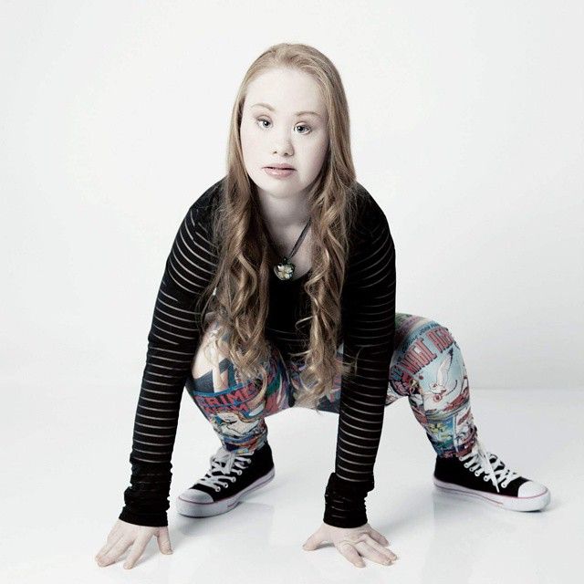 18-year-old aspiring model Madeline Stuart with Down's Syndrome
