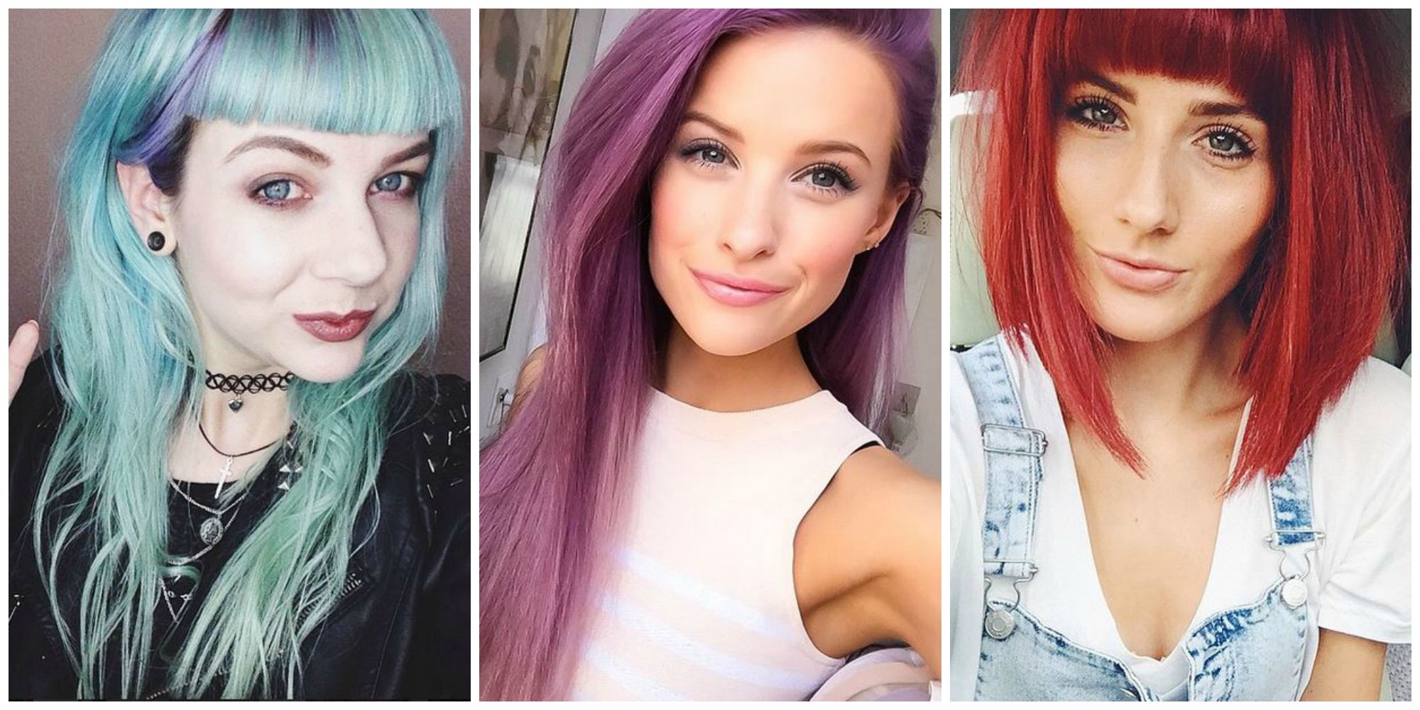6 British bloggers with coloured hair