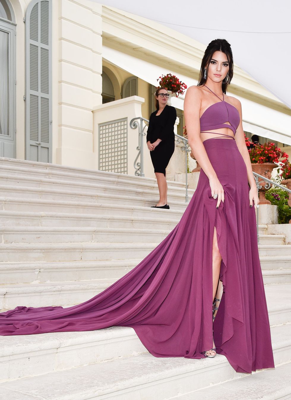 amfAR Gala 2015: Kendall Jenner's amazing purple dress from loads of  different angles