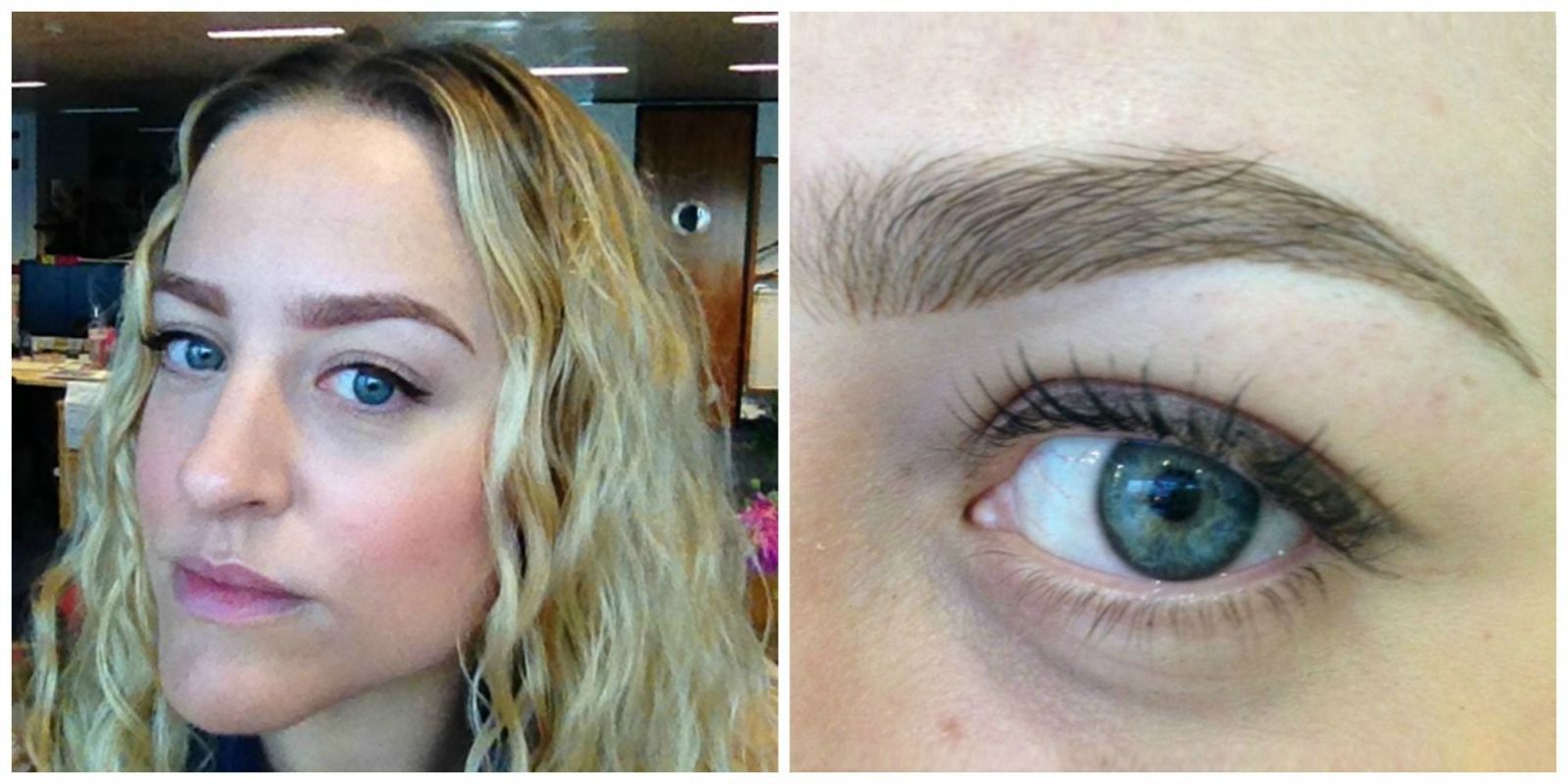 Semi or Easy Eyebrow Tattoo Cost And Before After Photos  Eyebrow tattoo Permanent  eyebrow tattoo Tattoed eyebrows