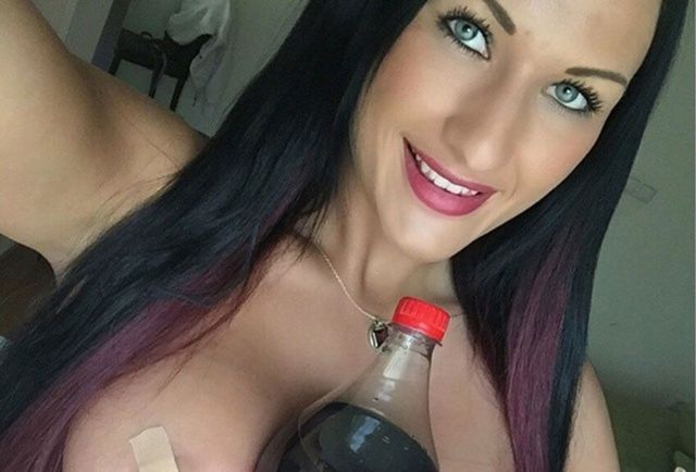 Hold a Coke With Your Boobs Challenge